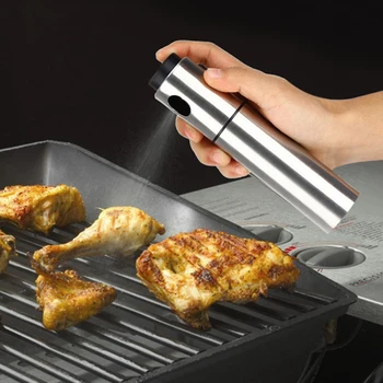 

Olive Oil Spray Bottle Stainless Steel BBQ Kitchen Cooking Tools Oil Sprayer Vinegar Dispenser Squeeze Bottle Kitchen Gadgets