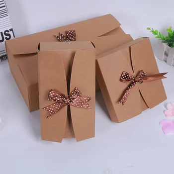 

21*12*7.5cm 10 pcs paper box Black Cartons Kraft Paper Box Gift Box Packaging Wedding Favors Candy Box Party Supplies Soap Box