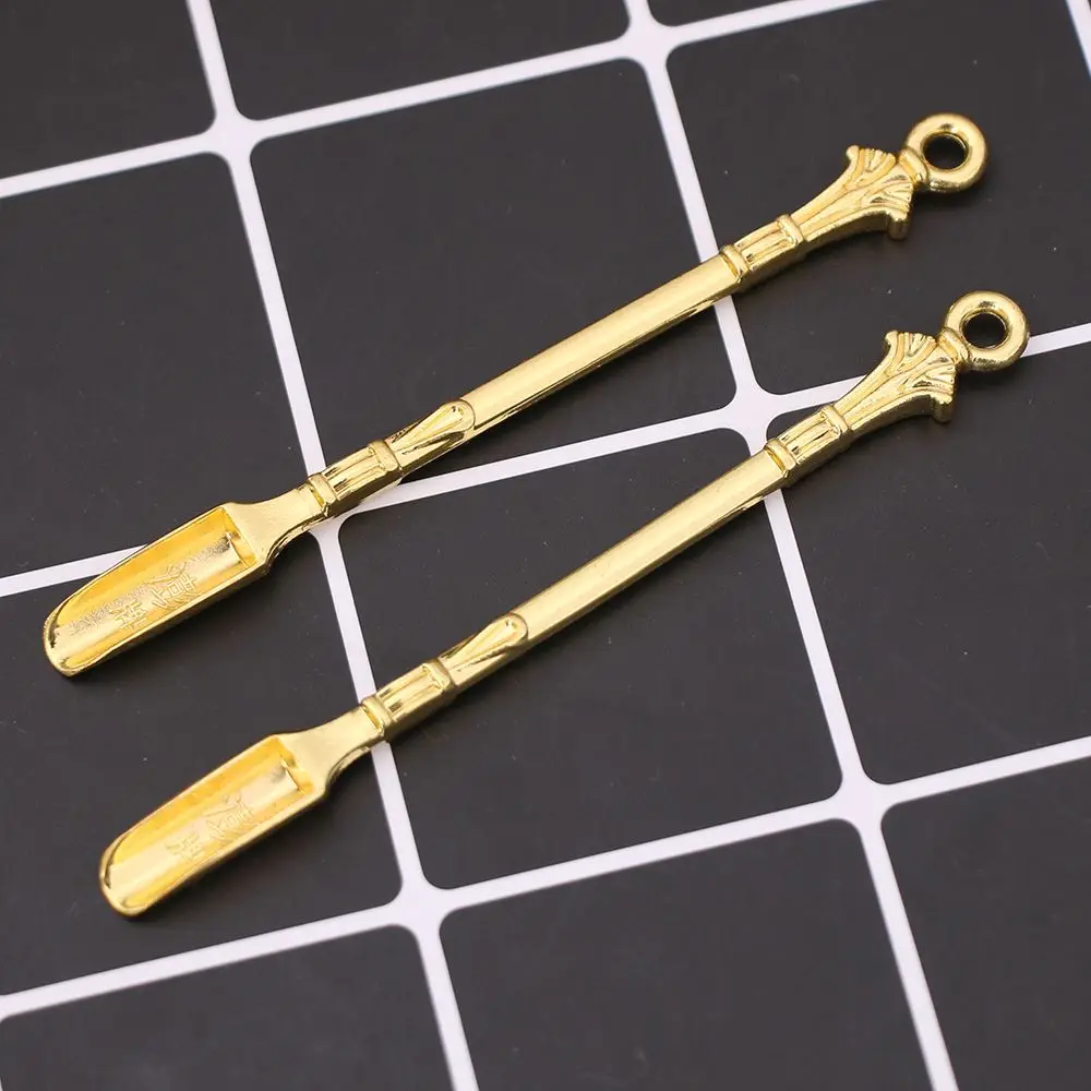 

Mini Metal Spoon Medicine Bottle Use Sniffer Snorter Snuff Powder Tobacco Micro-tuning Shovel Smoking Accessories