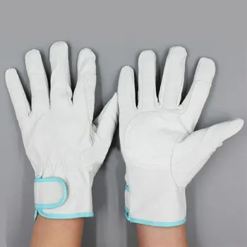 

Work Gloves Sheepskin Leather Men Working Welding Gloves Safety Protective Garden Sports MOTO Wear-resisting Gloves