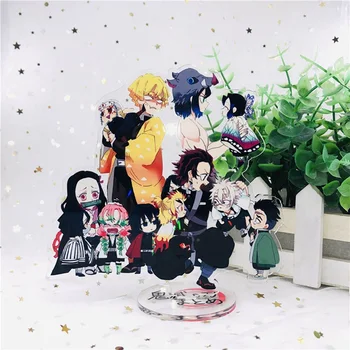 

Japan Anime Demon Slayer: Kimetsu No Yaiba Kamado Tanjirou Kamado Nezuko Cosplay Acrylic Stand Figure Model Stationery Set