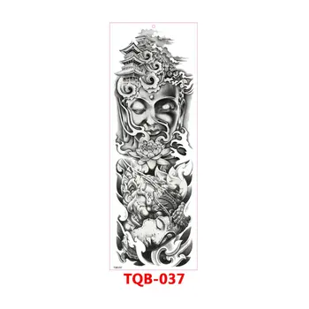 

1Pcs Full Arm Flower Tattoo Sticker Waterproof Temporary Tattoo Sleeve Men Women Body Paint Water Transfer Fake Tatoo Sleeve