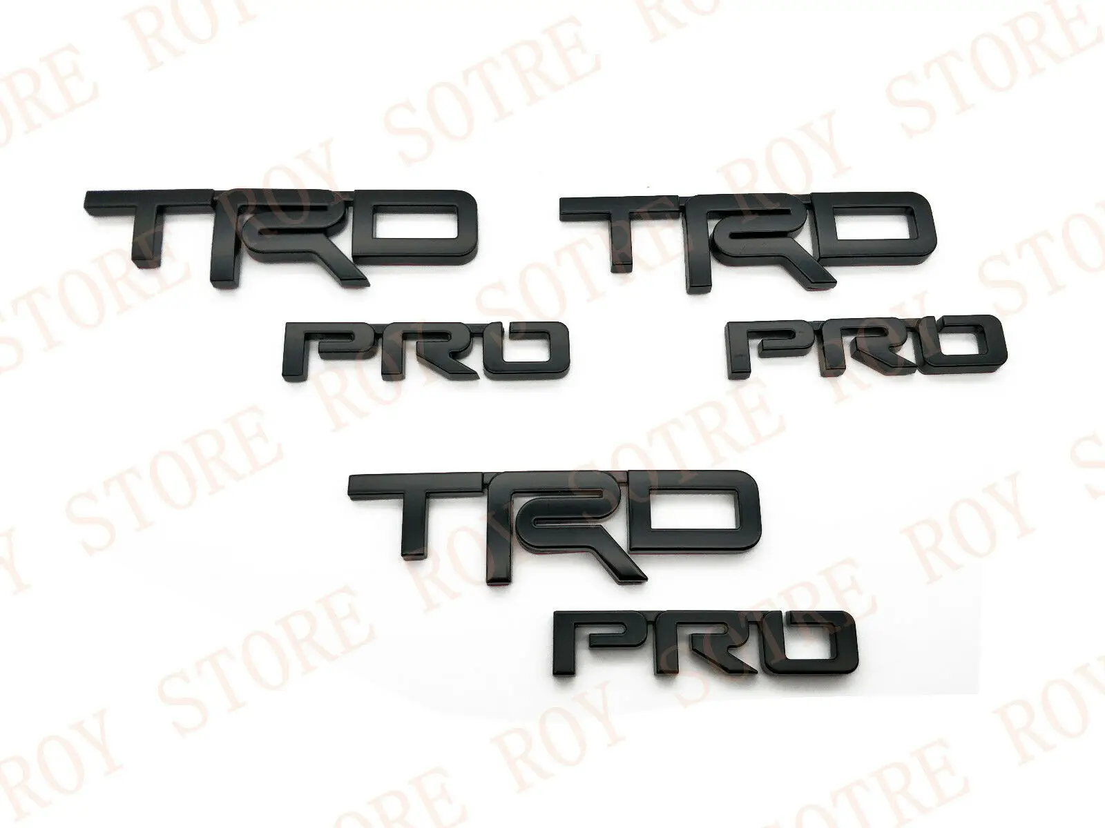 Черная Металлическая Эмблема для 4runner Tacoma 2015 TRD PRO PT413-00150 3 набора | Автомобили и
