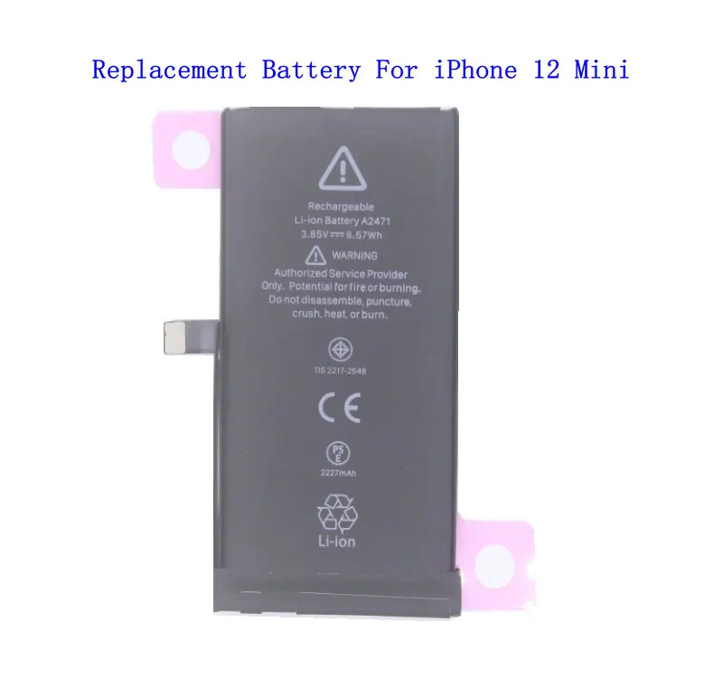 1x 2227mAh 0 zero cycle A2471 Replacement Li-Polymer Battery For iPhone 12  Mini Accumulator Batteries - AliExpress