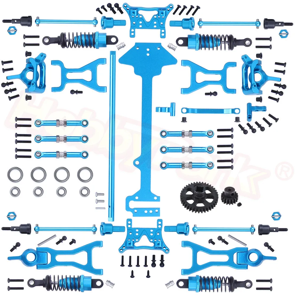 1 комплект Wltoys A979 полный комплект обновления для RC 1/18 масштаб 4WD Электрический RTR монстр грузовик внедорожный автомобиль металлические аксессуары