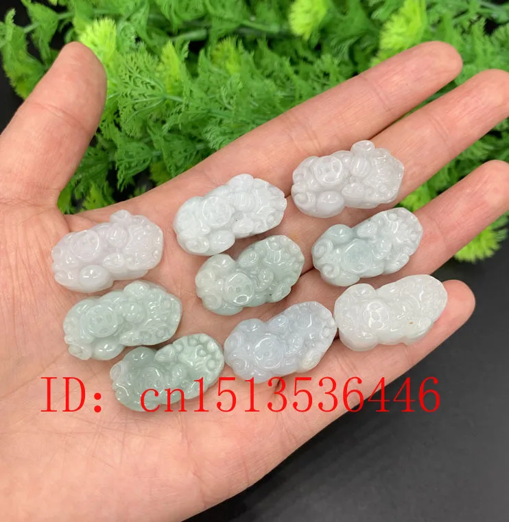 3 шт. DIY натуральный изумруд Китайский резной кулон Pixiu ожерелье ювелирные изделия