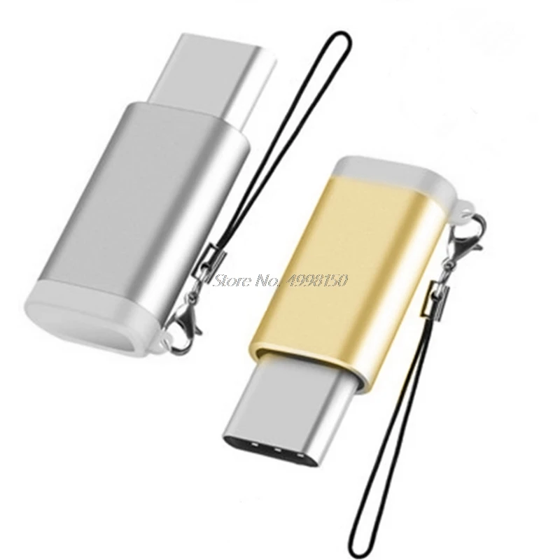 Микро USB Type-C адаптер OTG синхронизации данных зарядное устройство разъем с брелок