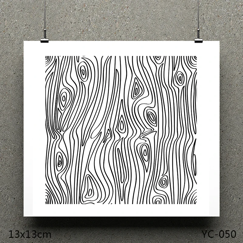 

AZSG Ripple Clear Stamps/Seals For DIY Scrapbooking/Card Making/Album Decorative Silicone Stamp Crafts