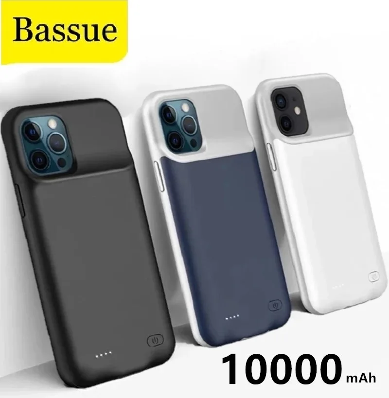 Battery Charger Case For iPhone 7 8 6 6S Plus Charging X XS 12 11 13 Pro Max Mini Portable Power Bank | Мобильные телефоны и