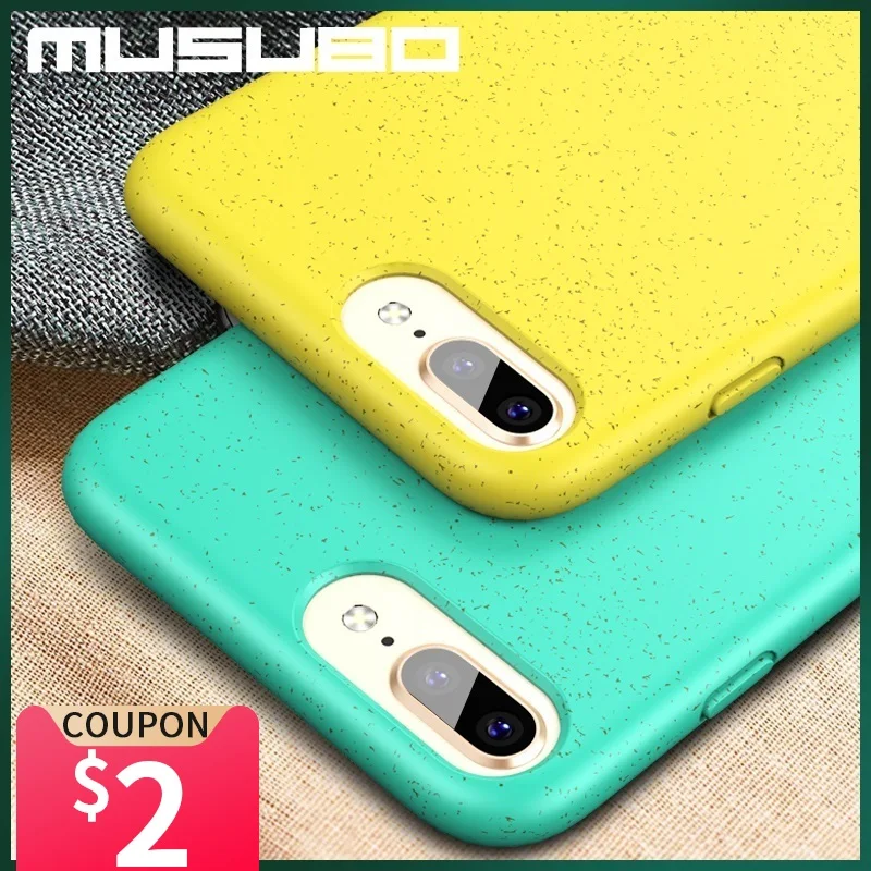 Роскошный чехол Musubo для iPhone SE 2020 8 Plus 7 задняя крышка 2 6 6s Ультратонкий силиконовый