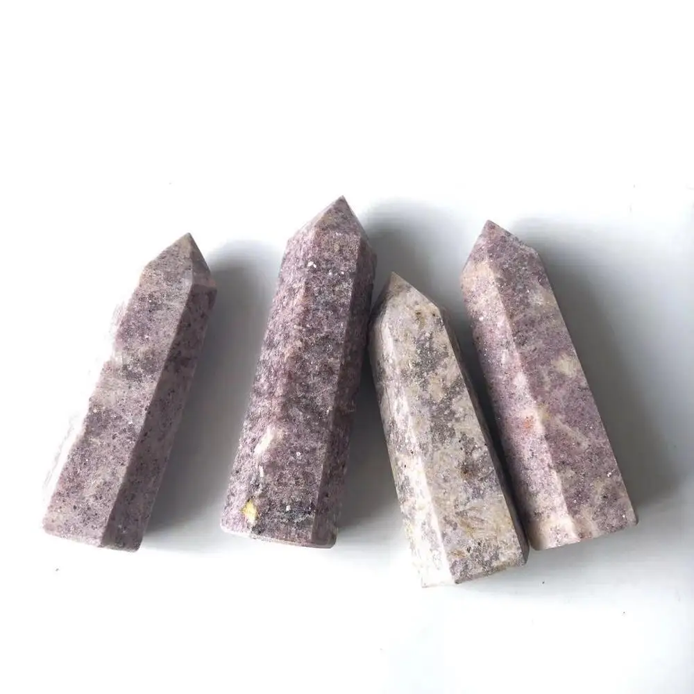 

1PCS Natural Lepidolite Points Crystal Quartz Points For Home Decorating Gift