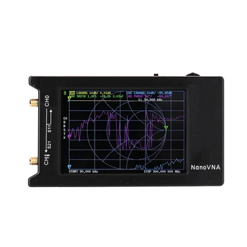 

HF VHF UHF Touch Screen Measuring Tools Delay Vector Network Analyzer LCD Display USB Rechargeable Antenna Test Electronic Ratio