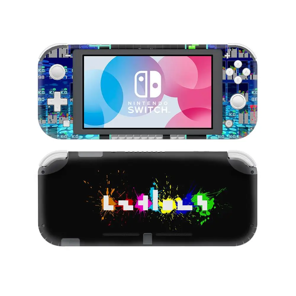 Наклейки для игровой кожи тетрис для nintendo Switch Lite, протектор для контроллера консоли, виниловые наклейки, аксессуары для игр - Цвет: YSNSL0061