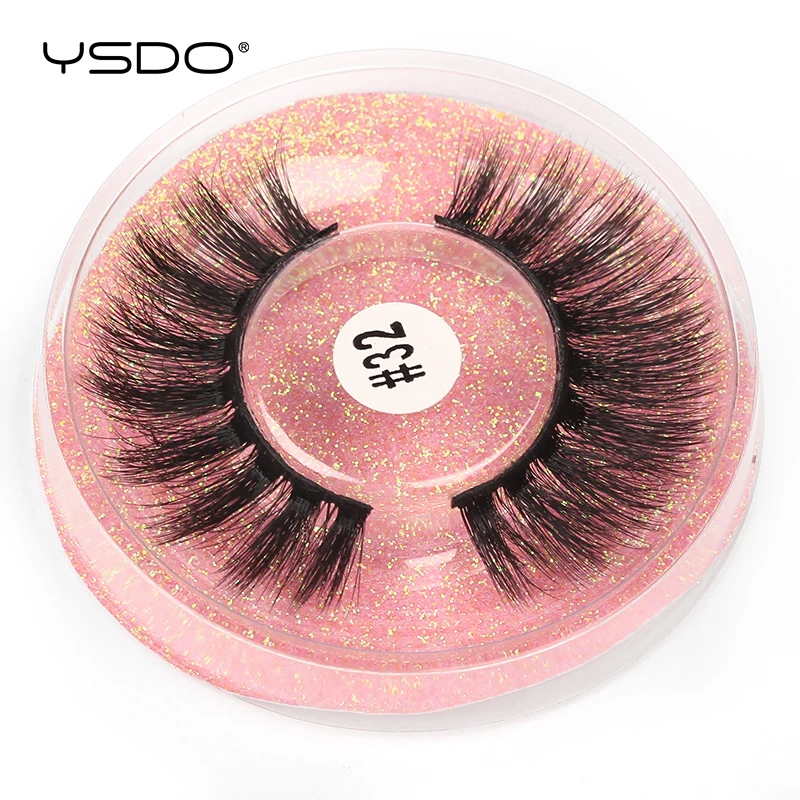 YSDO Lashes Wholesale 4/10/20/50/100 PCS Soft Thick Mink Eyelashes Natural Long False Eyelashes Makeup Wispy Faux 3D Mink Lashes