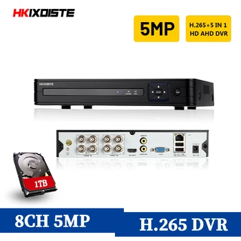 

DVR 16CH 8CH 4CH CCTV Video Recorder For CVBS AHD Camera Analog Camera IP Camera Onvif P2P 5.0MP H.265 CCTV Hybrid DVR NVR