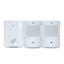 Sonnette intelligente sans fil à Induction infrarouge, corps humain, alarme de bienvenue fendue deux en un 