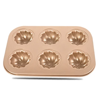 

1Pcs Baking Bakeware Mini Non-Stick 6 Cup Spiral Style Muffin Cupcake Baking Bakeware Mould Tray Pan Mold Cake