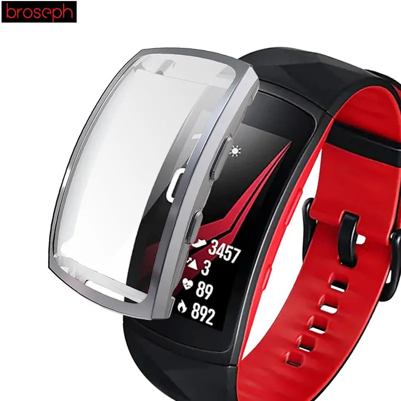 ТПУ протектор экрана для samsung gear fit 2pro полное покрытие защитные кейсы-оболочки крышка смарт часы бампер аксессуары
