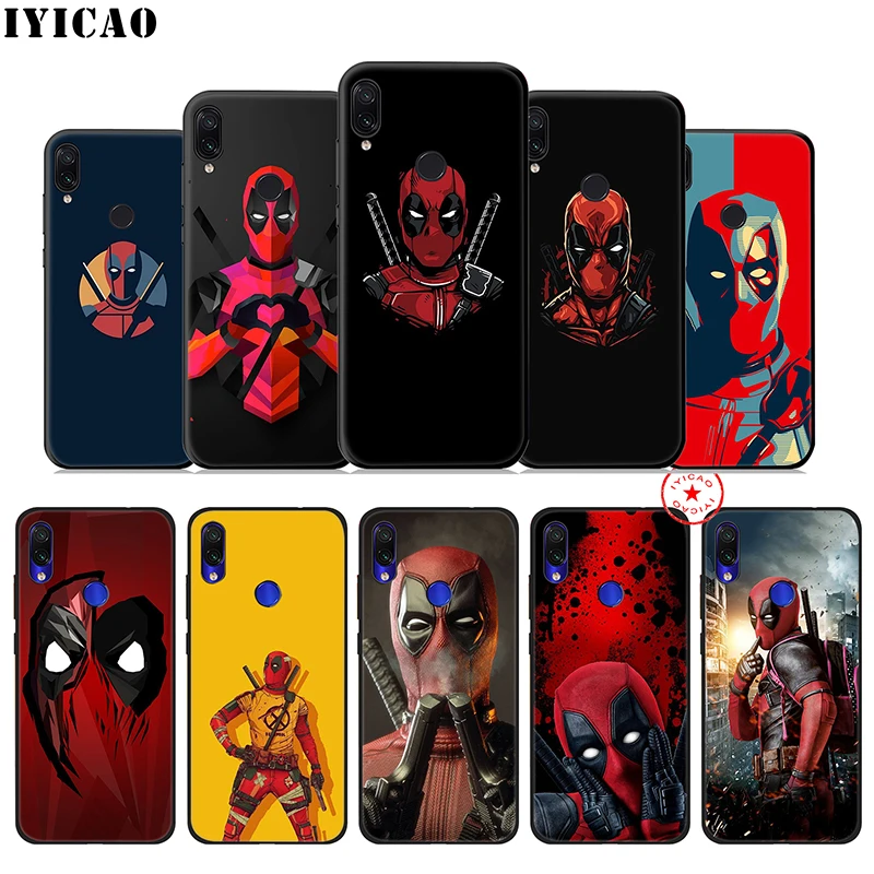Дедпул от Marvel мягкий чехол для Xiaomi Redmi Note 8 iPhone 7 6 Plus 5 iPad Pro/Redmi 5A 4X Prime силиконовый |
