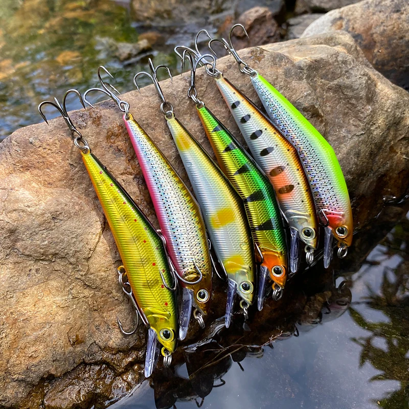 Peche Leurre 일본 Pesca 하드 낚시 루어 D-컨택트 85mm 14.5g 싱킹 미노우 Peche 퍼치 파이크 연어 송어 용 인공 미끼