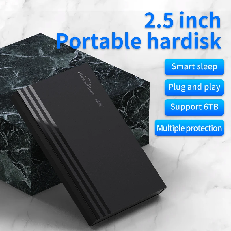 Blueendless hdd caso sata para usb 3.1/3.0/2.0 10gbps 2.5 polegada portátil sata externo hdd tipo de gabinete c 3.1 externo hdd caso
