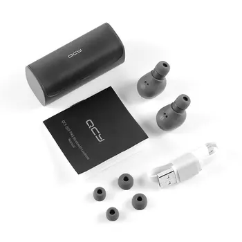 

QCYQ29 Portable G-Space Mini Dual V4.1 Wireless Stereo Sound effect Built-in Mic Earphone Headphone Headset