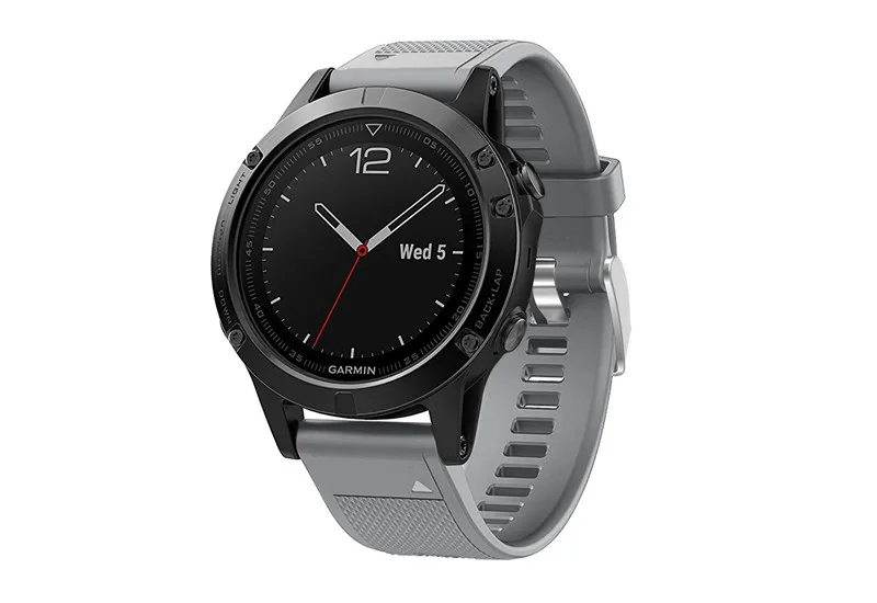 Серый 26 22 20 мм ремешок для часов Garmin Fenix 6X/6/6Pro/3 HR Forerunner 935 часы Quick Release силиконовый легкий ремешок на запястье - Цвет: Серый