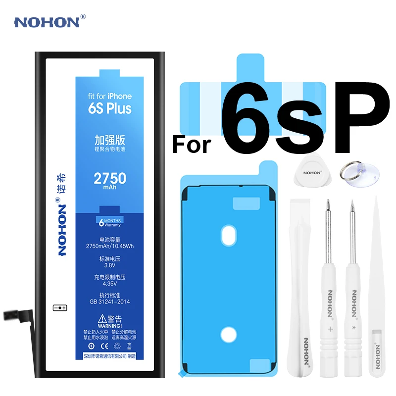 Nohon Battery For iPhone X iPhoneX 3100-3200mAh High Capacity Replacement  Phone Li-polymer Bateria For Apple