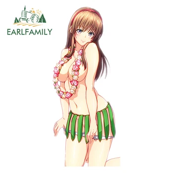 

EARLFAMILY 15cm x 5.9cm Cartoon Anime Dead or Alive Sexy Girl Hitomi Decal Posters Wall Decals Decoration Car Stickers
