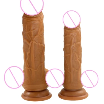 Realistic Dildo With Ball Sex Toy for Women Penis with Strong Suction Cup Vagina G-spot Anal Plug Massager Female Masturbation 3
