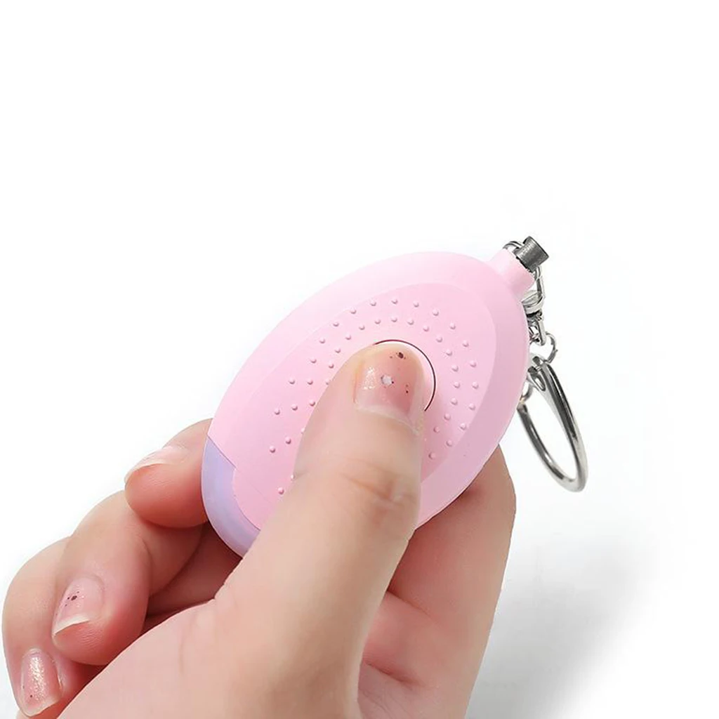 Safe Sound Personal Alarm Keychain 130db Security Emergency Siren LED Light