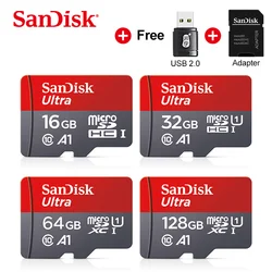 SanDisk Ultra – carte mémoire 200 go 128 go 64 go 32 go 16 go 8 go microSDHC/micro SDXC UHS I micro SD, carte TF 98 mo/s pour Smartphone 