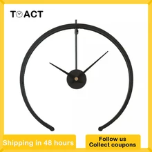 Large Wall Clocks Modern Design Clocks For Home Decor Office European Style Hanging Wall Watch Clocks Silent Home Decor 50cm