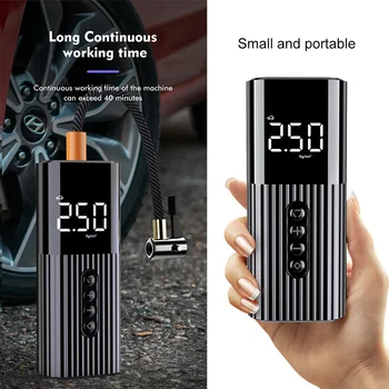 

Protable Electric Car Air Compressor Car Air Pump Mini Tire Inflator Auto Tyre Pumb High Pressure Tire Air Inflator Pump