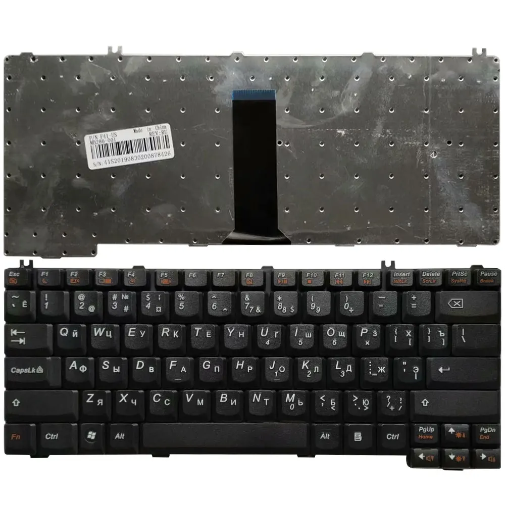 

Новая русская клавиатура для ноутбука LENOVO F41 F31G Y510A F41G G430 G450 3000 C100 C200 C460 C466 Y330 Y430 F41A, черная Русская клавиатура