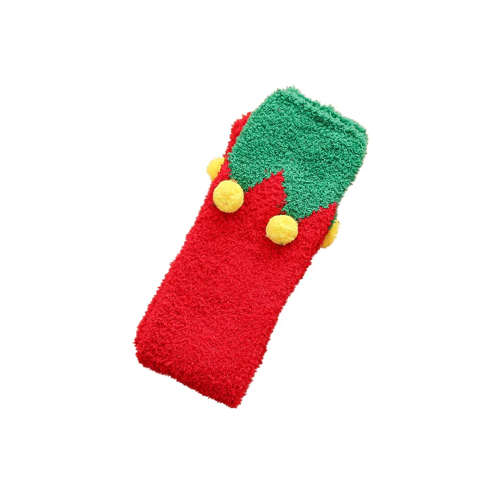 Носки для женщин и девочек, носки с рождественским принтом, высокие Гольфы выше колена, Женские Повседневные Гольфы с принтом