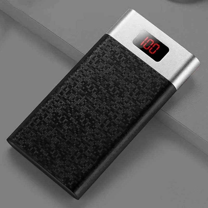 Аккумулятор для портативного телефона зарядное устройство power Bank 10000 мАч Bateria Externa Movil power bank baseus Cargadores Portatiles De Celular - Цвет: Серый