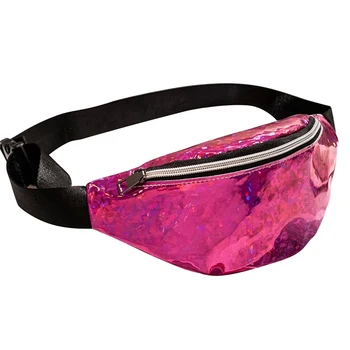 

1 C Laser Bum Bag Multi-function Waist Bag Women Girl Money Wallet Chest Bag Sports Belt Bag Shoulder Messenger Money Belt Pouch
