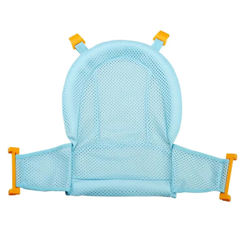 Baby Shower Bath Tub Pad Non-Slip Bathtub Seat Support Mat Newborn Safety Security Bath Support Cushion Foldable Soft Pillow