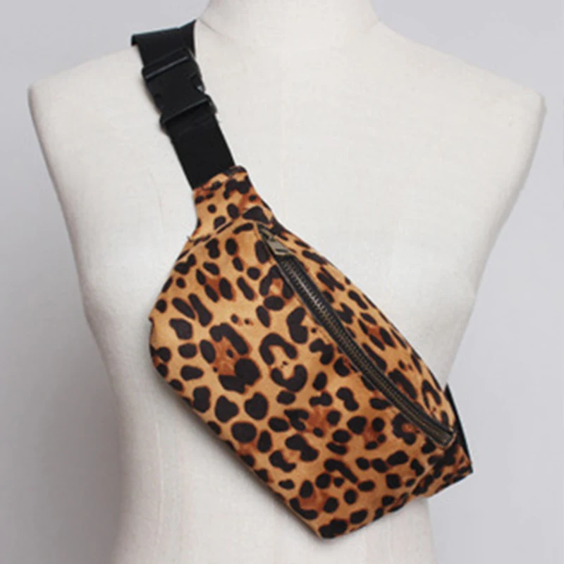 Поясные сумки для женщин модные дизайнерские замшевые леопардовые карманы банан мото квадратные ноги женские нагрудные пакеты поясная сумка для женщин