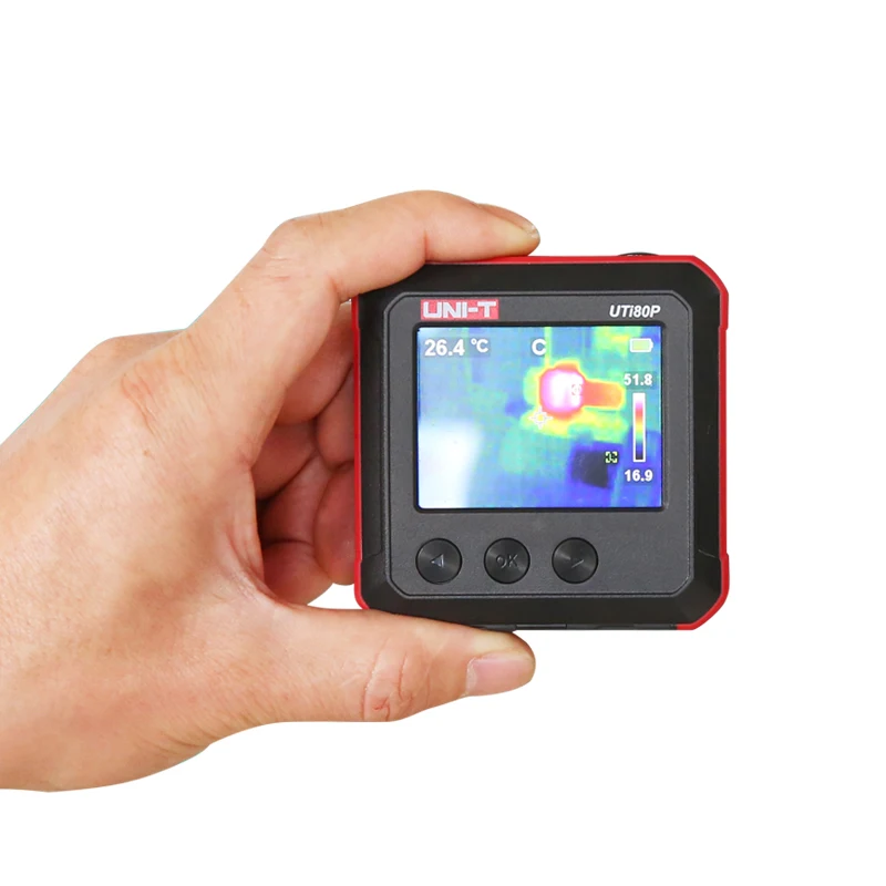

UNI-T UTi80P Mini Thermal Camera Digital Infrared Thermometer Seek Thermal Imager -10℃ to 400℃ Floor Heating Temperature Meter