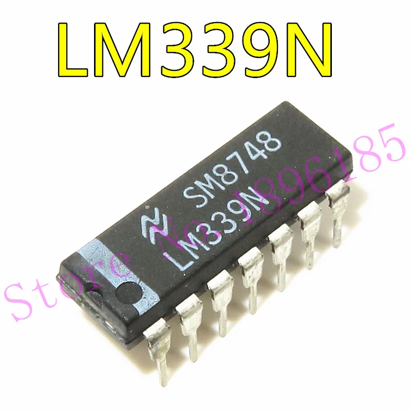 

LM339 LM339N in stock Quad Voltage Comparators for Industrial, Commercial and Military Applications