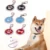 Персонализированная гравировка Pet Cat Name Tags Customized Dog ID Tag Collar Accessories Nameplate Anti-lost Pendant Metal Keyring