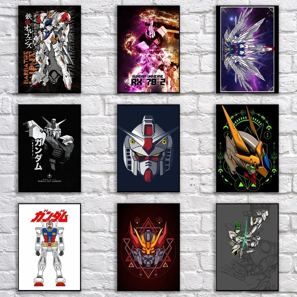 Hot Japan Anime Suit Gundam Iron-Blooded Home Decor Poster Wall Scroll 8/"x12/"