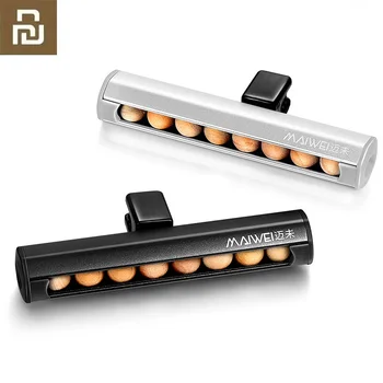 

Youpin Maiwei Car Holder Incense Ball Natural Sandalwood Sachets Aromatic Wardrobe Aromatherapy Ball For Mi Air Purifier