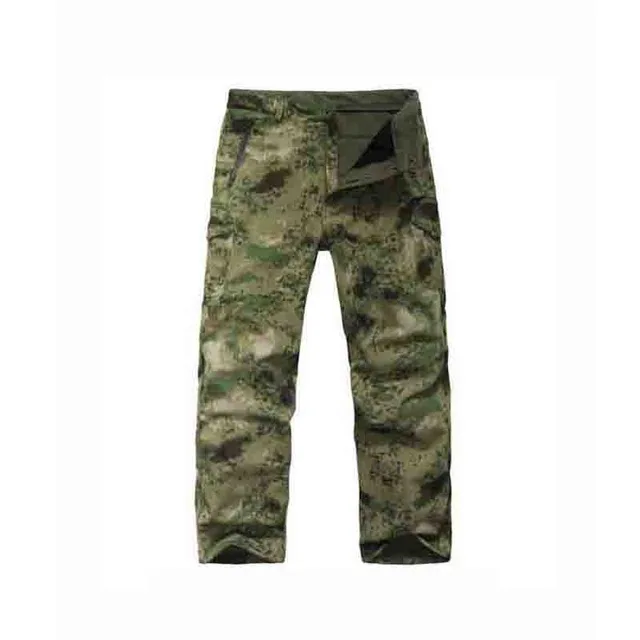 Green Camouflage Уличная тактическая софтшелл TAD куртка или брюки камуфляжная охотничья одежда военная Униформа Мужская ветрозащитная походная куртка - Цвет: Green Camouflage