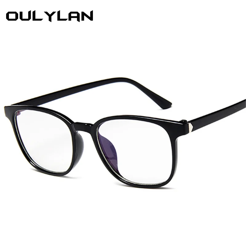 Oulylan, прозрачные очки, оправа для мужчин и женщин, поддельные очки, винтажные оптические очки для близорукости, оправы для очков, женские ретро очки