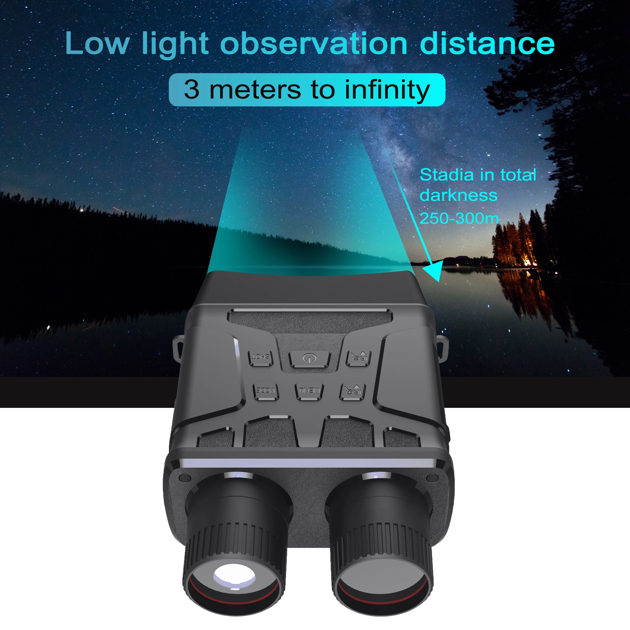 Binoculars Telescope R6 1080P Night Vision Device Infrared Optical