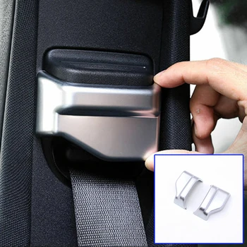 

Car Safety Belt Buckle Covers For Benz C-Class W205 2014-2018 2pcs ABS ABS Plastic Accessories