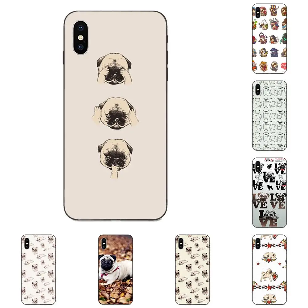 

Tpu Soft Shell Phone Case Funny Pug Dog Fashion Animals For Xiaomi Mi Mix Max Note 2 2S 3 5X 6 6X 8 9 SE A1 A2 Lite Play Pro F1